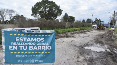Obra clave de pavimento e hidráulica en la zona más populosa de La Plata