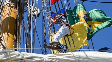 La Fragata Libertad arribó a Fortaleza