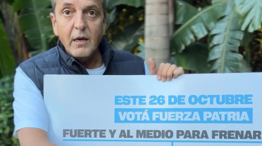“Fuerte y al medio”: El tutorial de Massa para votar a Fuerza Patria en la Boleta Única de Papel