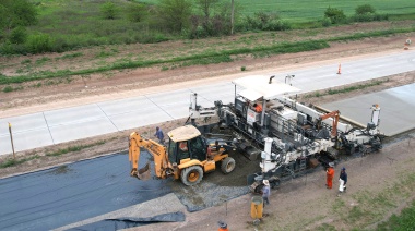 Avanzan las obras en la Ruta 40, entre Marcos Paz y Merlo