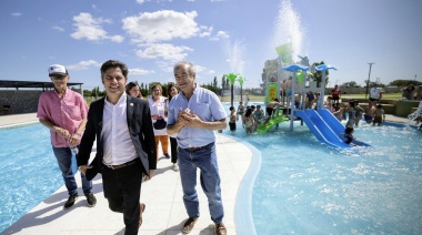 “Un Estado que trabaja para ampliar derechos”: Kicillof inauguró piscinas infantiles en Tapalqué