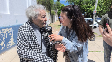 “Le gané a Mirtha”: Amelia la vecina platense de 103 años que fue a votar y emocionó a todos