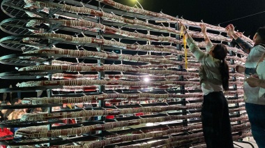 Tandil recuperó el récord del salame más largo del mundo: ¡Casi 402 metros!
