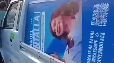 Máximo Kirchner denunció que el municipio de Avellaneda impide militar la figura de Cristina