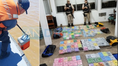 Secuestran casi 300 kilos de cocaína en la rada del Puerto de La Plata