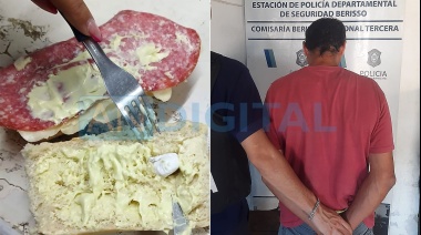 Le llevó sándwich a un detenido en Berisso y en su interior tenía cocaína