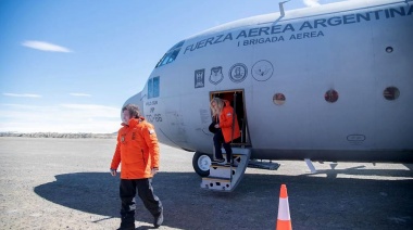 El Presidente ya arribó a la Antártida