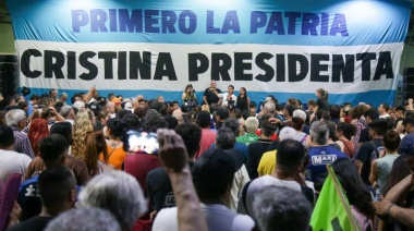 Fervor militante en el lanzamiento de la mesa “Cristina Presidenta”