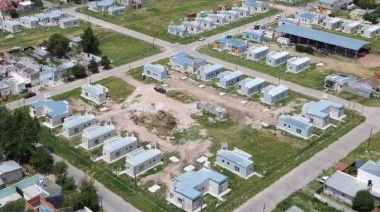 Recta final en la obra de 100 viviendas del barrio CECO III de Olavarría