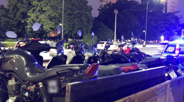 Se intensifican en La Plata los controles viales sobre las motos