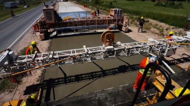 Florencio Varela: avanza a buen ritmo la obra de duplicación de calzada en la Ruta 53