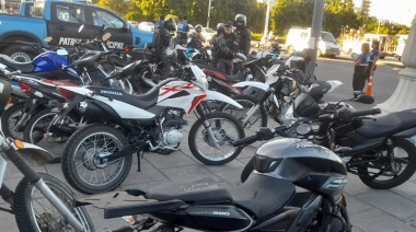 La Plata: Casi un centenar de motos secuestradas en operativos de tránsito