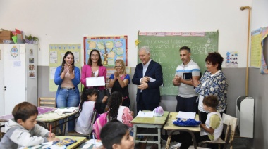 La Plata: Alak recorrió más obras en escuelas incluidas en el plan de mejora edilicia