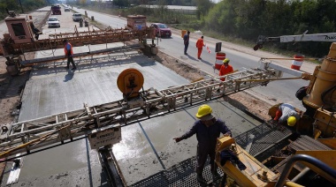 Avanzan obras viales en arteria estratégica del Conurbano sur