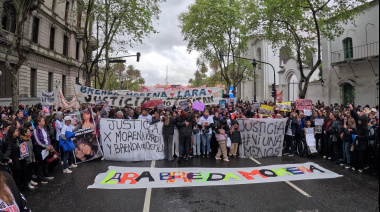 Marcha de Plaza de Mayo al Congreso exige justicia por Brenda, Morena y Lara