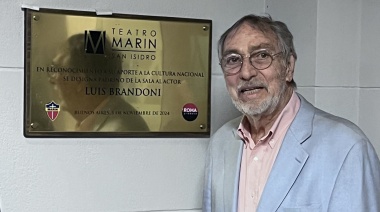 Luis Brandoni, padrino del nuevo Teatro Marín
