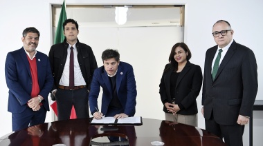Kicillof firmó un convenio en México para la cooperación en el desarrollo del litio