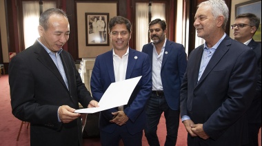 Kicillof se diferencia de Milei y profundiza el vínculo con China: Habló de “potenciar la relación”