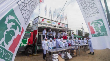 Degustación gratuita de pizzas en el Obelisco