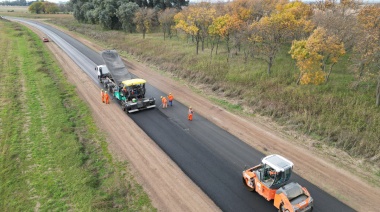 Avanzan las obras en la Ruta 31 entre Salto y Rojas