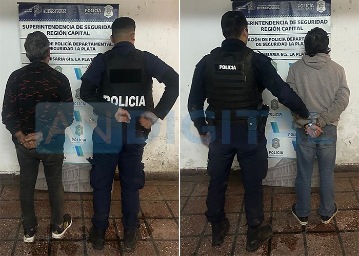 Abuelo y tío del bebé asesinado.