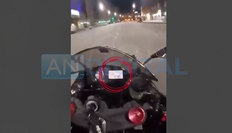 Se filmó conduciendo su moto a más de 200 km/h en Mar del Plata y publicó el video en redes