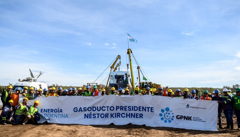 Royon recordó que el Gasoducto Néstor Kirchner “está terminado y operativo”