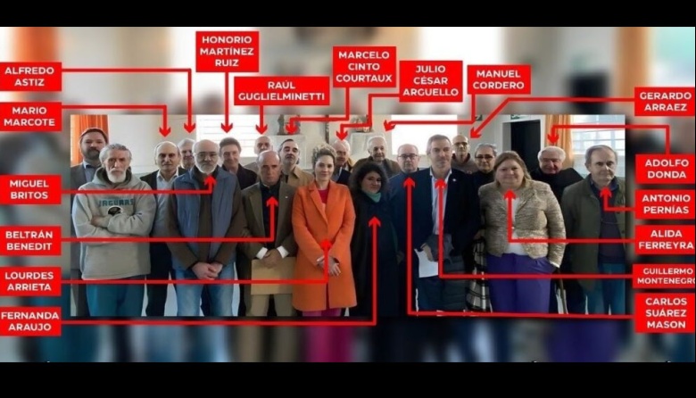 Excursión de diputados libertarios: la foto de la sonriente visita “humanitaria” a genocidas - ANDigital