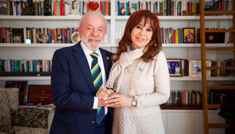 Cristina recibió a Lula y condenó la “deriva autoritaria” del Gobierno