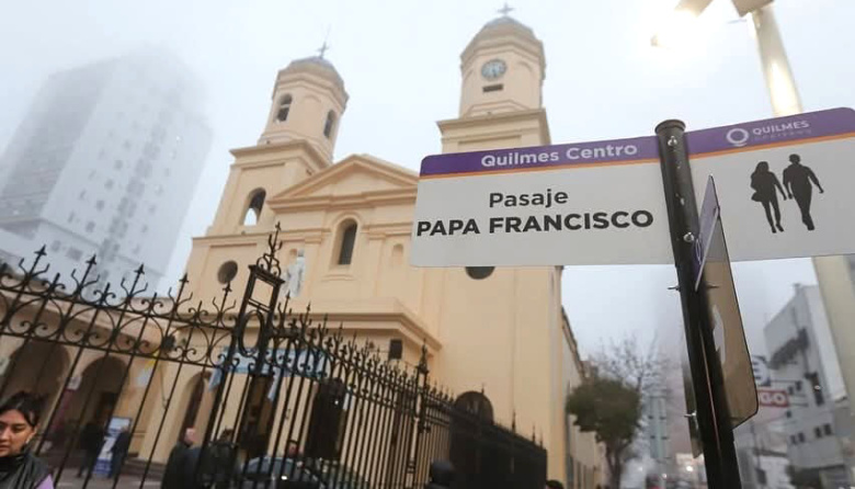 Nuevo pasaje “Papa Francisco” en el centro de Quilmes