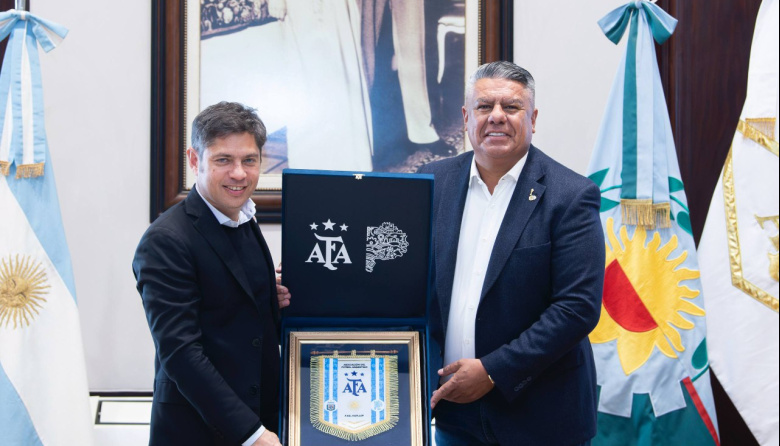 Tapia y Kicillof ultiman detalles para que le Estado Único sea “la casa de la Selección”