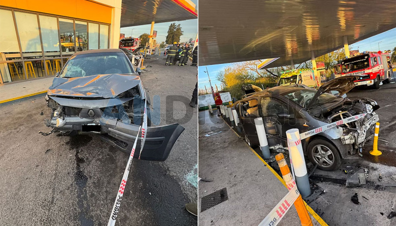 Perdió el control del auto y provocó una tragedia en una estación de servicio de San Fernando