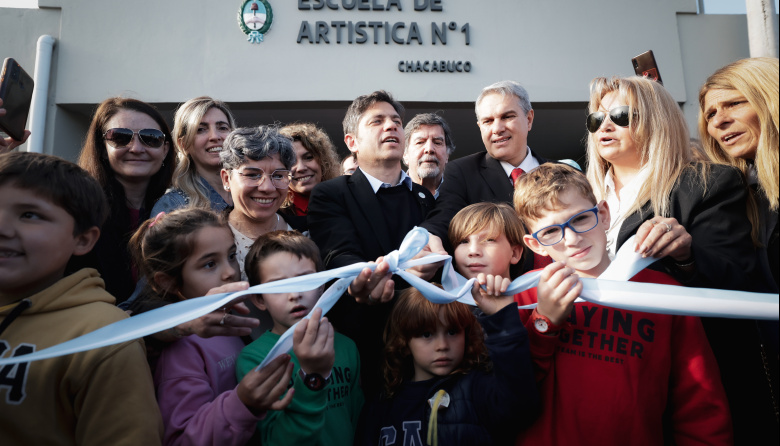 Desde el inicio de su gestión, Kicillof inauguró 265 establecimientos escolares