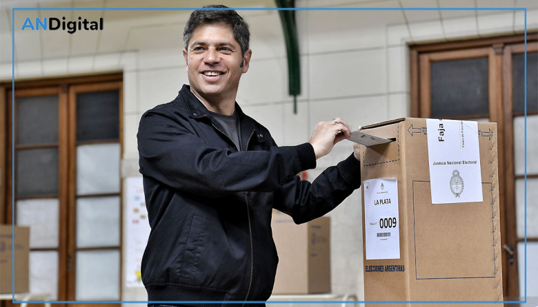 Tras dos termos de mate, sufragó Kicillof: “Hay que salir a votar”