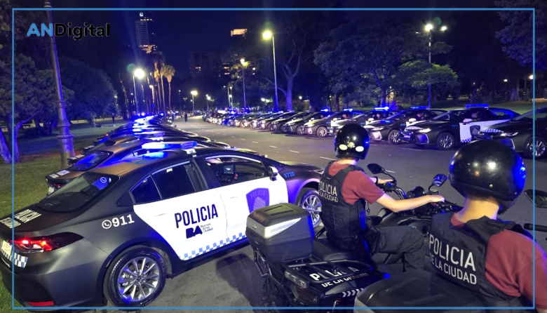 Refuerzo de patrullaje en zonas porteñas de alta actividad nocturna