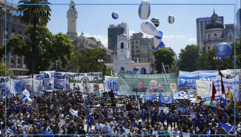 La CGT marcha al Congreso mientras el Gobierno confía en lograr la media sanción
