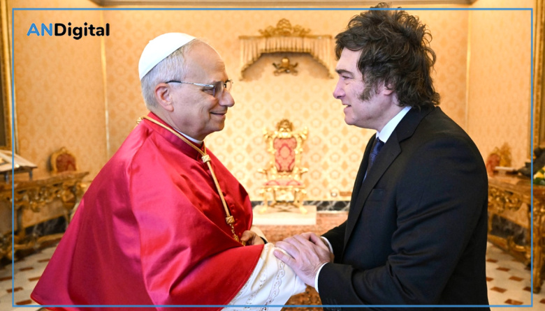 Milei invitó al Papa León XIV a visitar Argentina