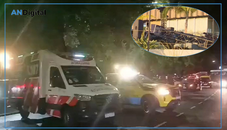 Se derrumbó una columna de luces en un boliche de CABA: Heridos y evacuados