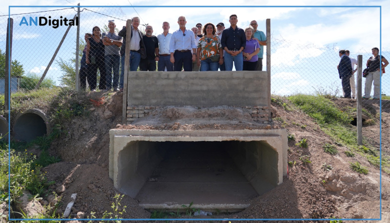 Alak inauguró obra hidráulica clave para el sudeste platense