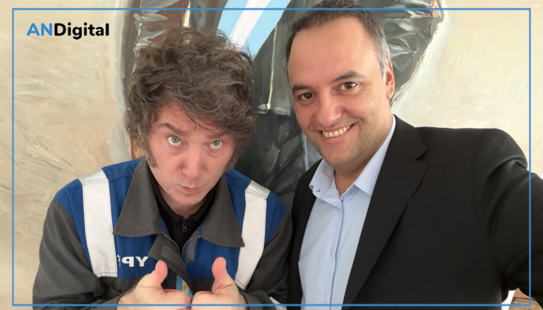 Adorni se mostró con Milei e ironizó sobre su supuesta renuncia