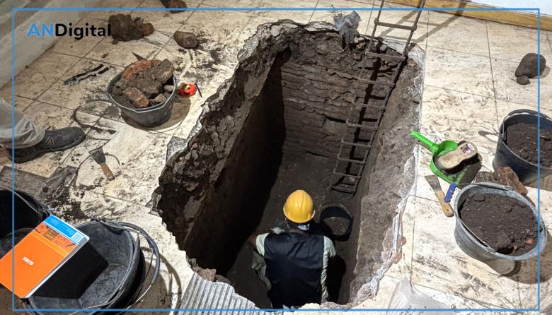 Comenzaron los trabajos de excavación arqueológica en la Casa Blaquier