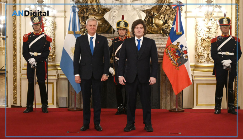 Milei recibió a Kast en su primera visita al exterior como presidente