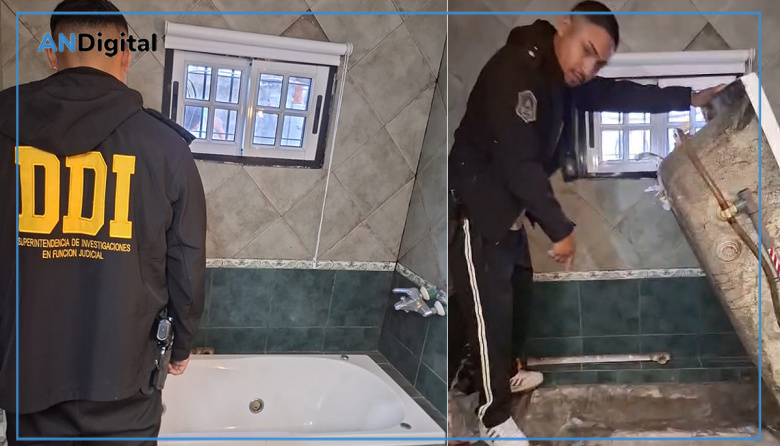 Robaban en Entre Ríos y cayeron en San Martín: Uno se escondía bajo el jacuzzi