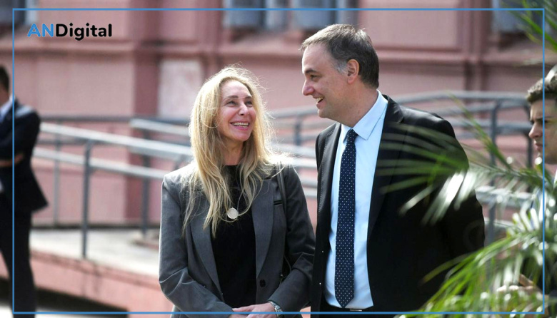 Karina Milei se mostró con Adorni en medio del silencio oficial: tres semanas sin conferencias