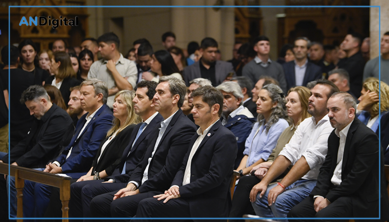 Axel Kicillof en Luján por el Papa Francisco: “No hay libertad sin justicia social”
