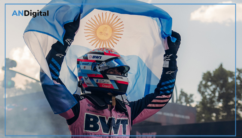 Colapinto hizo explotar Palermo con un show de Fórmula 1 en plena calle