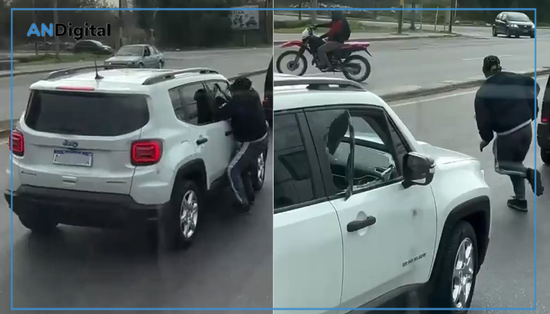 Salidera en La Matanza: Le rompieron el vidrio, le sacaron una mochila y se llevaron millones