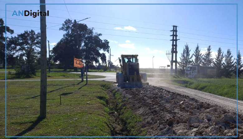 La Municipalidad de La Plata avanza con obras viales e hidráulicas en el barrio La Hermosura