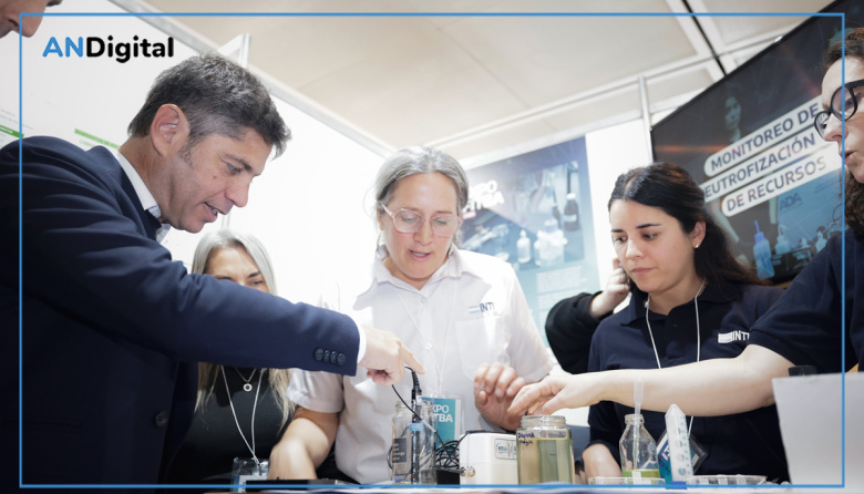 Kicillof se diferenció del “desastre” de Milei: “Aquí defendemos la ciencia y la investigación”