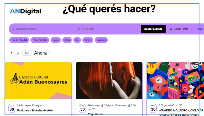 Radar Cultural: plataforma gratuita para reunir la agenda independiente del AMBA